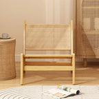 Lounge Armchair with Backrest - Light Oak