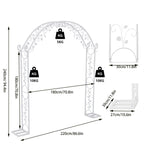 OEM Wedding Arch Backdrop Stand White