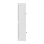 OEM Buffet Sideboard Storage Cabinet 6-Tier with Drawer White 76.5x41x184cm