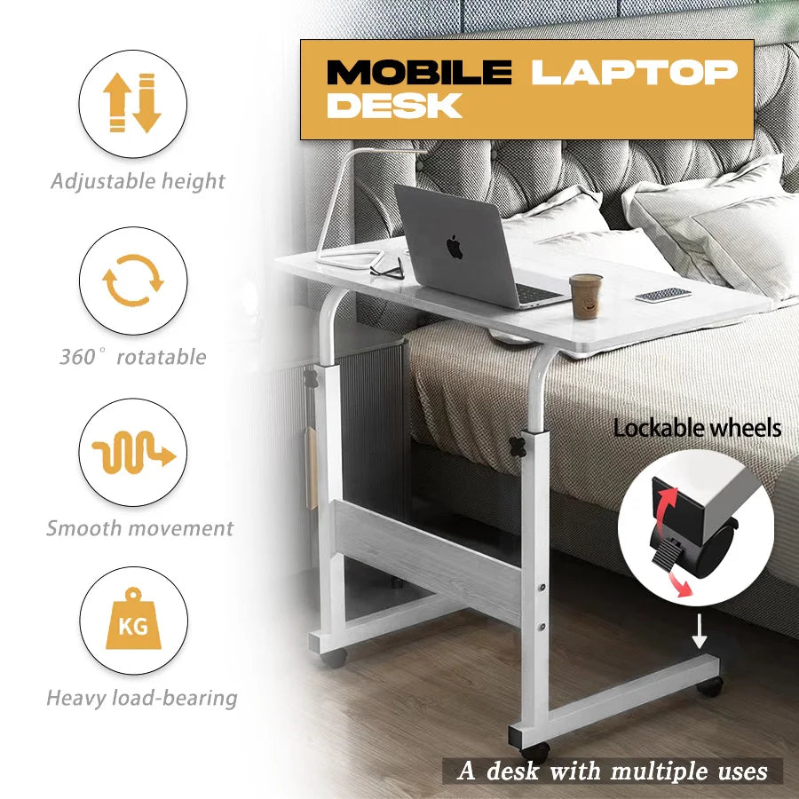 OEM Laptop Desk Compact Work Surface Light Oak