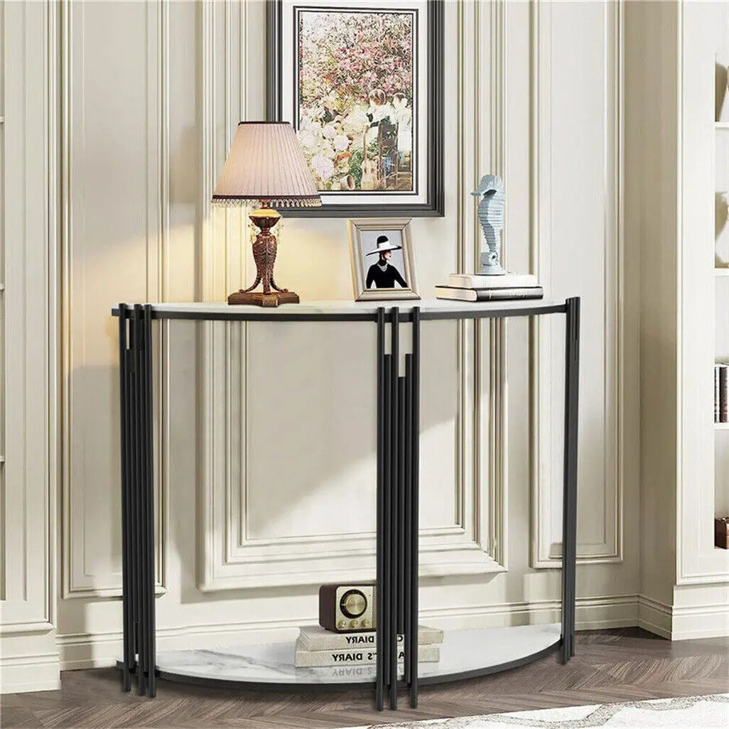 OEM Table Sintered Stone Top Stylish Design White/Black