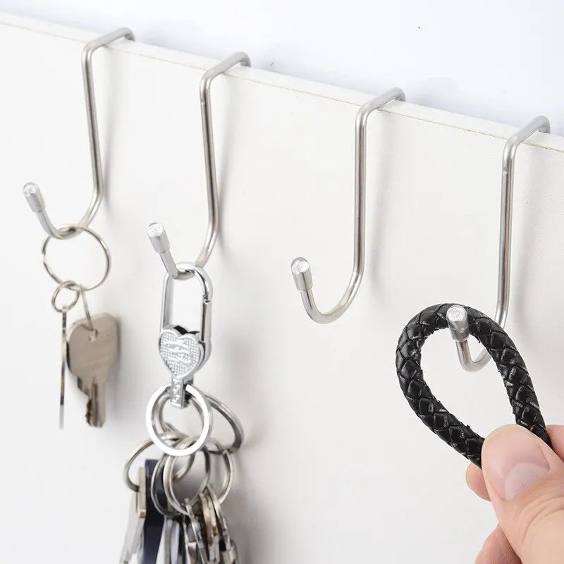 OEM Wall Hooks 304 Stainless Steel Set Of 2 Silver