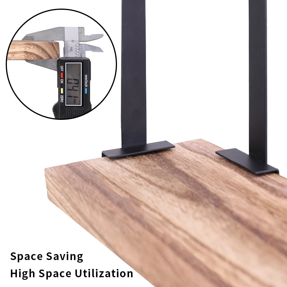 OEM Corner Shelf 3-Tier Wall Mounted Adjustable Black