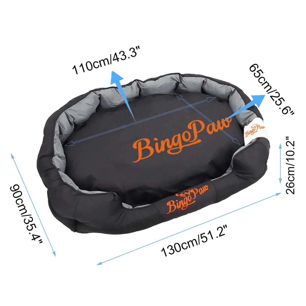 OEM Dog Bed All Season Removable Cushion Oxford Cover L
