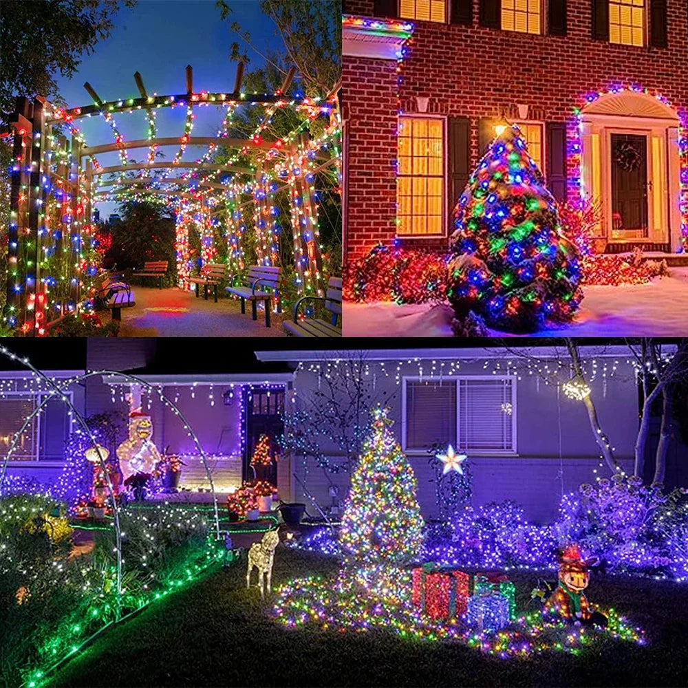 OEM Solar Fairy String Lights 300 LED 8 Modes IP65 Outdoor