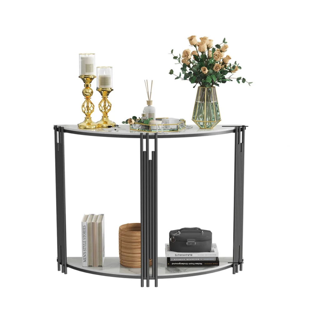 OEM Table Sintered Stone Top Stylish Design White/Black